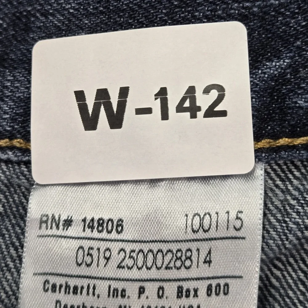 Carhartt Men Jeans 28X32 Blue Denim 101483 Relaxed Fit Holter 31